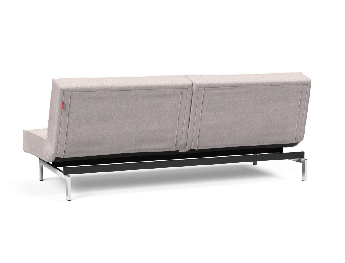 Innovation Splitback Klappsofa 300 Weda Sand Chrom / Mattschwarz