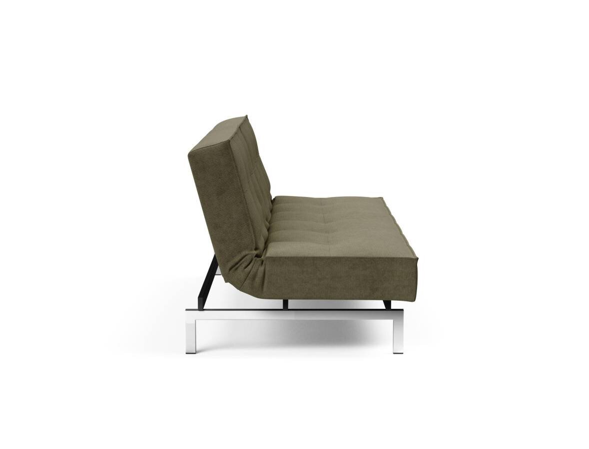Innovation Splitback Klappsofa 316 Cordufine, Pine Green Chrom / Mattschwarz - Gallery 2 Innovation Splitback Klappsofa 316 Cordufine, Pine Green Chrom / Mattschwarz