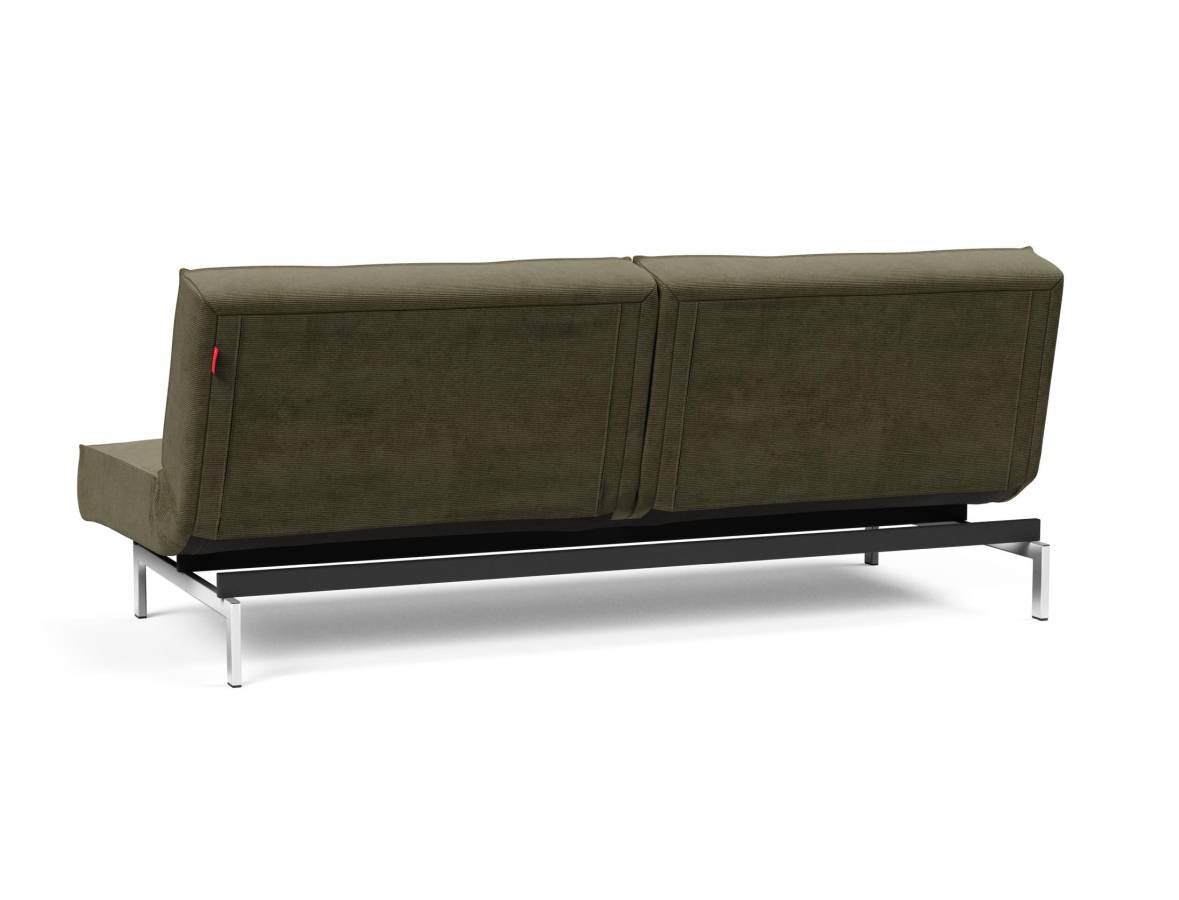 Innovation Splitback Klappsofa 316 Cordufine, Pine Green Chrom / Mattschwarz - Gallery 4 Innovation Splitback Klappsofa 316 Cordufine, Pine Green Chrom / Mattschwarz