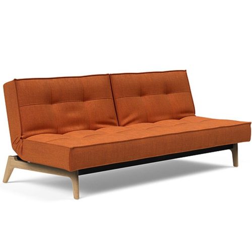 Innovation Splitback Klappsofa 412 Esina Cedar Orange Eik Eiche / Gestell schwarz Innovation Splitback Klappsofa 412 Esina Cedar Orange Eik Eiche / Gestell schwarz