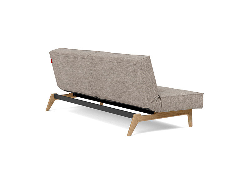 Innovation Splitback Klappsofa 472 Yuveno Warm Grey Eik Eiche / Gestell schwarz - Gallery 2 Innovation Splitback Klappsofa 472 Yuveno Warm Grey Eik Eiche / Gestell schwarz