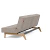 Innovation Splitback Klappsofa 472 Yuveno Warm Grey Eik Eiche / Gestell schwarz - Gallery 4 Innovation Splitback Klappsofa 472 Yuveno Warm Grey Eik Eiche / Gestell schwarz