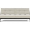Innovation Splitback Klappsofa 527 Mixed Dance Natural Chrom / Mattschwarz