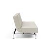 Innovation Splitback Klappsofa 527 Mixed Dance Natural Chrom / Mattschwarz