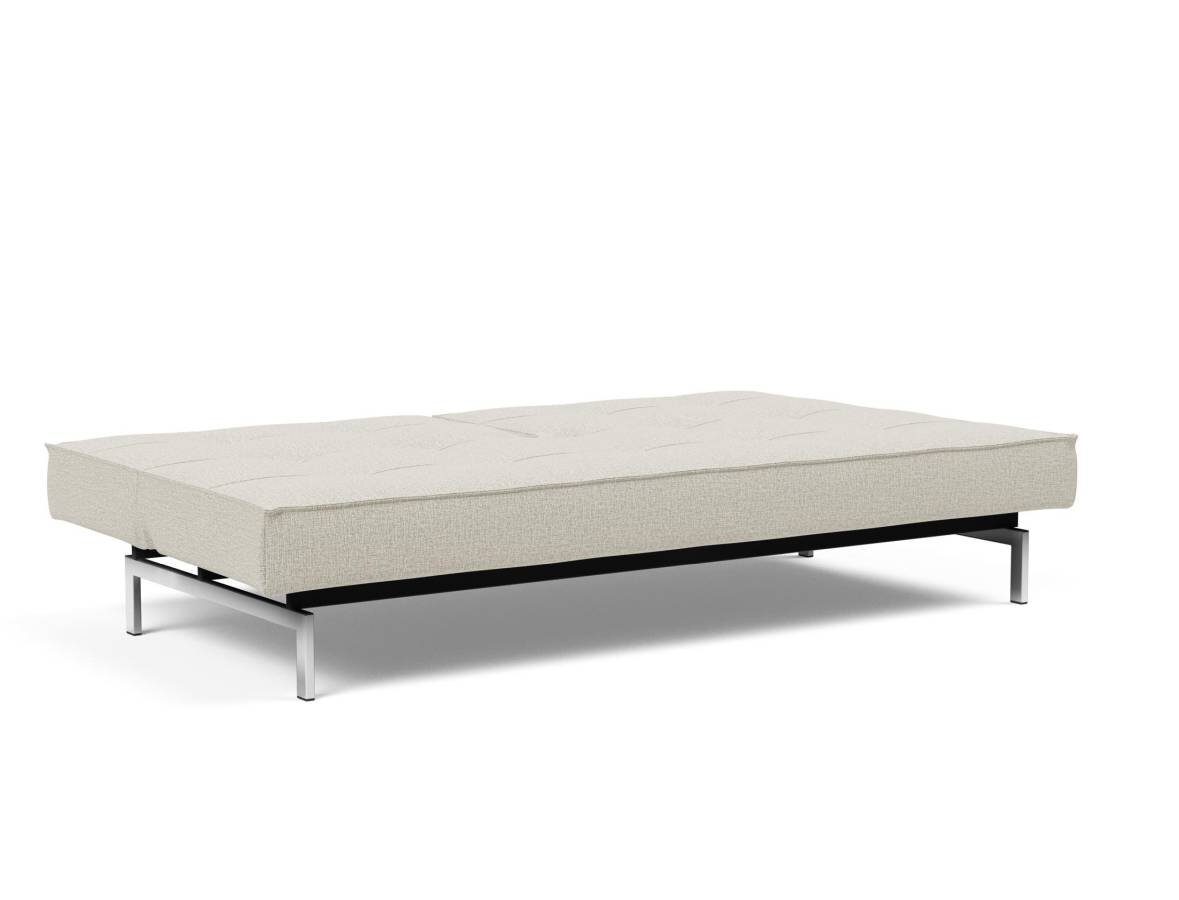 Innovation Splitback Klappsofa 527 Mixed Dance Natural Chrom / Mattschwarz