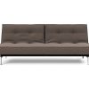 Innovation Splitback Klappsofa 530 Boucl? Taupe Chrom / Mattschwarz - Gallery 1 Innovation Splitback Klappsofa 530 Boucl? Taupe Chrom / Mattschwarz