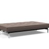 Innovation Splitback Klappsofa 530 Boucl? Taupe Chrom / Mattschwarz - Gallery 5 Innovation Splitback Klappsofa 530 Boucl? Taupe Chrom / Mattschwarz