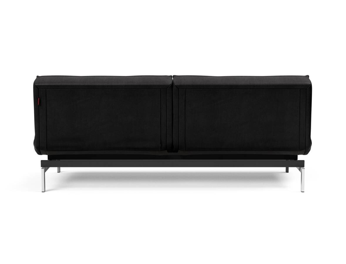 Innovation Splitback Klappsofa 550 Fanual Black Chrom / Mattschwarz