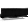 Innovation Splitback Klappsofa 550 Fanual Black Chrom / Mattschwarz