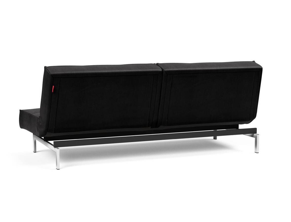 Innovation Splitback Klappsofa 550 Fanual Black Chrom / Mattschwarz