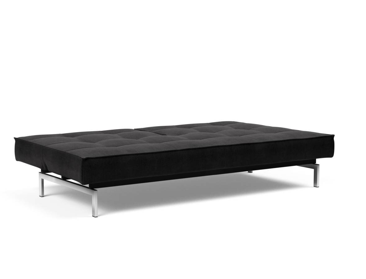 Innovation Splitback Klappsofa 550 Fanual Black Chrom / Mattschwarz