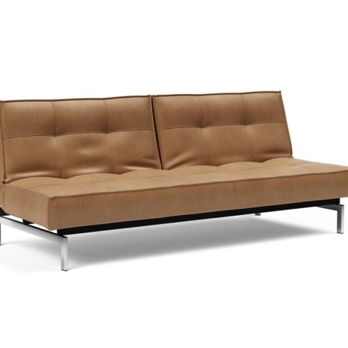 Innovation Splitback Klappsofa 551 Faunal Brown Chrom / Mattschwarz Innovation Splitback Klappsofa 551 Faunal Brown Chrom / Mattschwarz