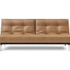Innovation Splitback Klappsofa 551 Faunal Brown Chrom / Mattschwarz