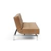 Innovation Splitback Klappsofa 551 Faunal Brown Chrom / Mattschwarz