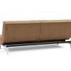 Innovation Splitback Klappsofa 551 Faunal Brown Chrom / Mattschwarz