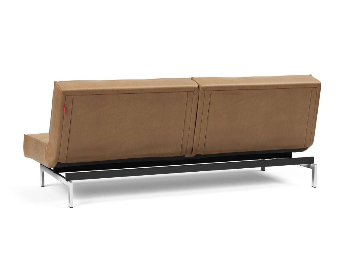 Innovation Splitback Klappsofa 551 Faunal Brown Chrom / Mattschwarz