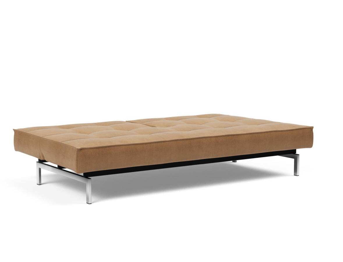 Innovation Splitback Klappsofa 551 Faunal Brown Chrom / Mattschwarz