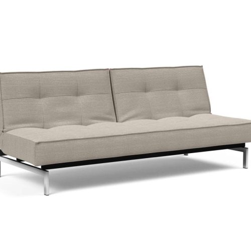 Innovation Splitback Klappsofa 579 Kenya Gravel Chrom / Mattschwarz Innovation Splitback Klappsofa 579 Kenya Gravel Chrom / Mattschwarz