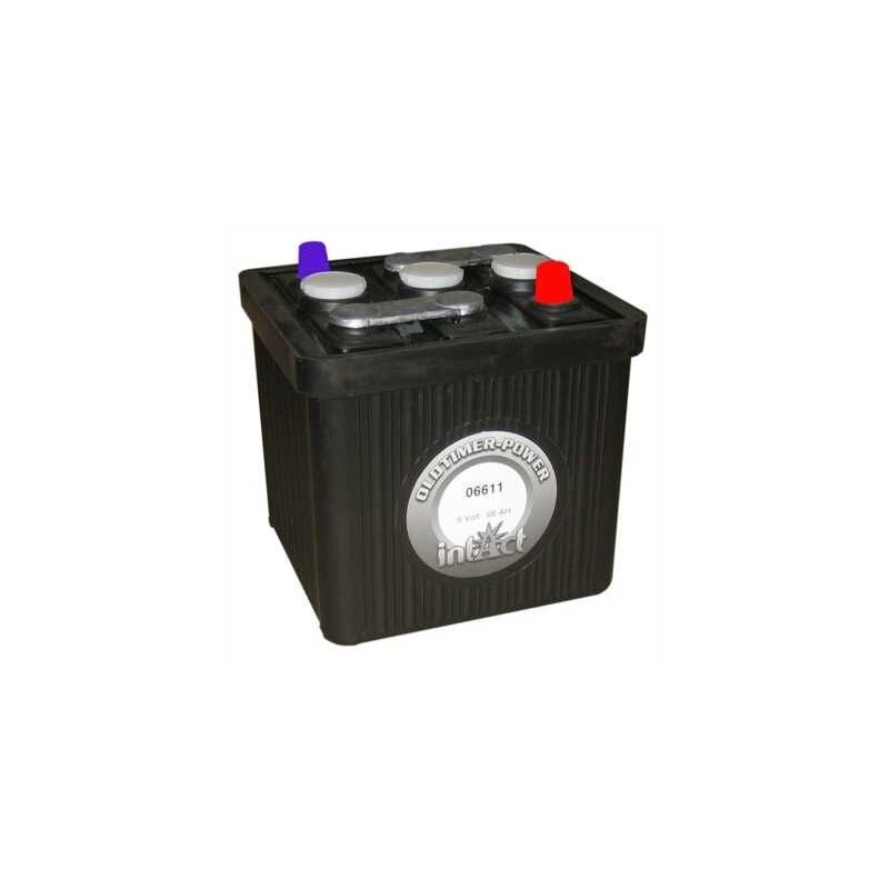 IntAct - Oldtimer-Power 06611 - 6 Volt 66Ah Pb - KFZ-Start Bleiakku Oldtimerbatterie trocken vorgeladen