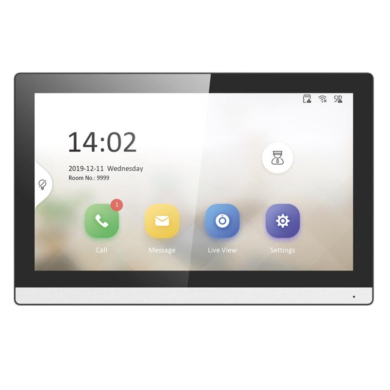IP professionelle 7" Touchscreen Innenstation - PoE IP professionelle 7" Touchscreen Innenstation - PoE