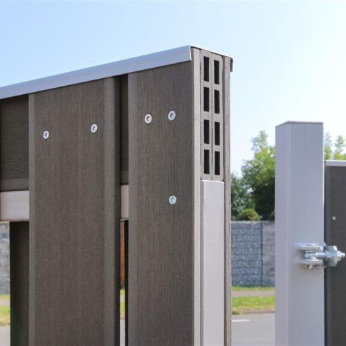JUMBO WPC Tor Anthrazit – Aluminium 98x179cm JUMBO WPC Tor Anthrazit – Aluminium 98x179cm