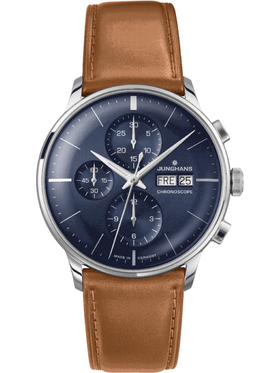 Junghans 27/4526.02 Herrenuhr Meister Chronoscope Automatik 40mm 5ATM