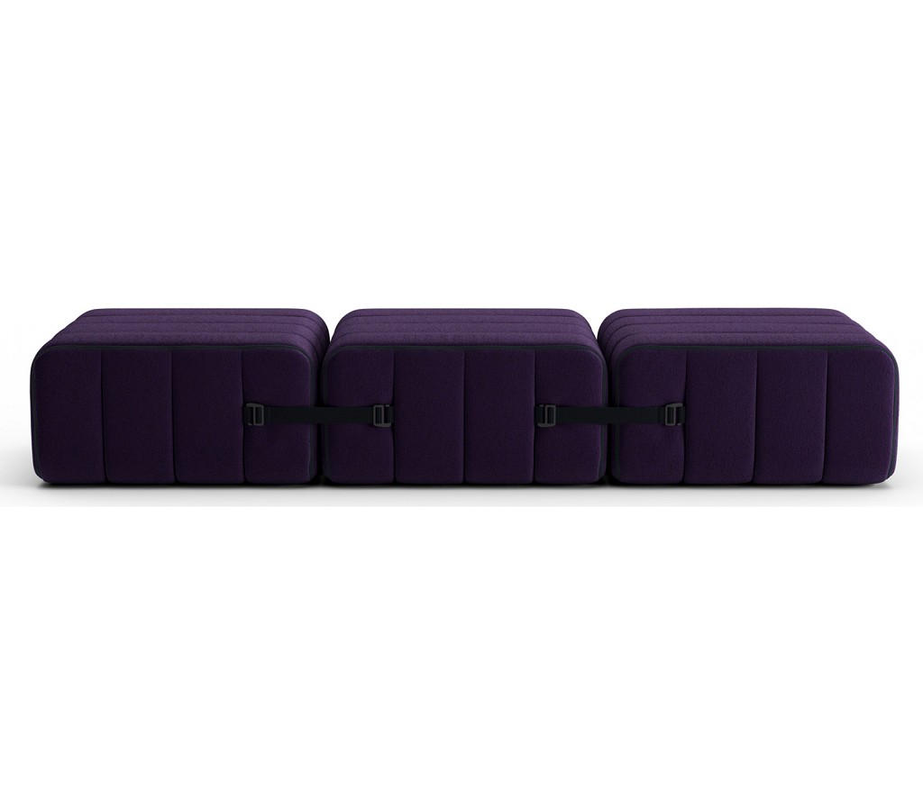 Curt Sofaset JET Blau /Lila