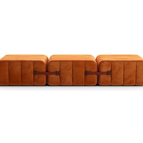 Curt Sofaset Barcelona Rot