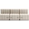 Curt Modulsofa mit Lehne SERA Weiß / Beige - Gallery 1 Curt Modulsofa mit Lehne SERA Weiß / Beige