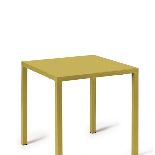 Kleiner Beistelltisch Quatris 60x60x75 cm 60x60 curry