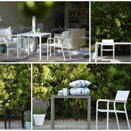 Aria Outdoor-Tisch 160 x 80 x 75 taupe