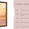 Karibu Design Saunahaus Uppsala Blackline - 68 mm Aktionssauna schwarz Ohne Terrasse 9 kW Ofen inkl. Steuergerät (finnisch)