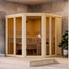 Karibu Sauna Airi Superior mit Eckeinstieg 68 mm Ohne Dachkranz Ohne Ofen - Gallery 2 Karibu Sauna Airi Superior mit Eckeinstieg 68 mm Ohne Dachkranz Ohne Ofen