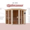 Karibu Sauna Airi Superior mit Eckeinstieg 68 mm Ohne Dachkranz Ohne Ofen - Gallery 5 Karibu Sauna Airi Superior mit Eckeinstieg 68 mm Ohne Dachkranz Ohne Ofen