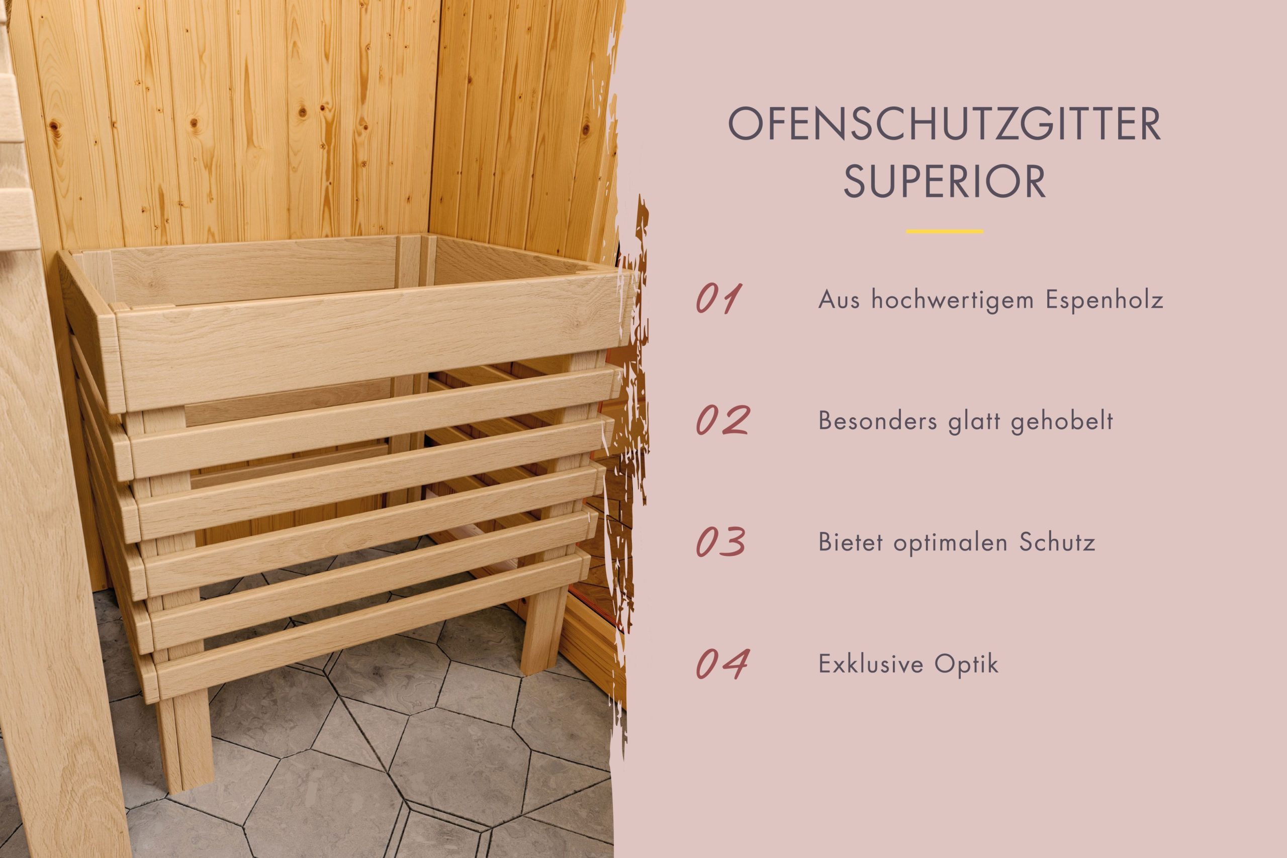 Karibu Sauna Airi Superior mit Eckeinstieg 68 mm Ohne Dachkranz Ohne Ofen - Gallery 7 Karibu Sauna Airi Superior mit Eckeinstieg 68 mm Ohne Dachkranz Ohne Ofen