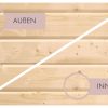 Karibu Sauna Yuma - Massivholzsauna mit Eckeinstieg 38 mm Ohne Dachkranz 9 kW Ofen inkl. Steuergerät - Gallery 5 Karibu Sauna Yuma - Massivholzsauna mit Eckeinstieg 38 mm Ohne Dachkranz 9 kW Ofen inkl. Steuergerät