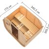 Karibu Saunahaus Fasssauna Quadro 1 Plus - 38 mm 9 kW Bio-Kombiofen inkl. Steuergerät - Gallery 6 Karibu Saunahaus Fasssauna Quadro 1 Plus - 38 mm 9 kW Bio-Kombiofen inkl. Steuergerät