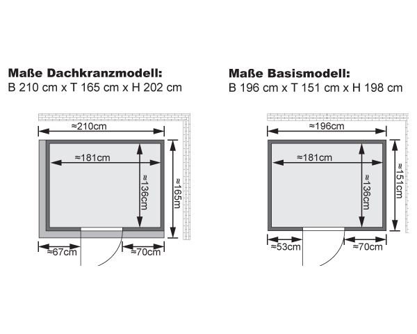 Karibu Sauna Bodin mit Fronteinstieg 68 mm-9 kW Bio-Kombiofen inkl. Steuergerät-inkl. Dachkranz- Isolierte Saunatür - Gallery 7 Karibu Sauna Bodin mit Fronteinstieg 68 mm-9 kW Bio-Kombiofen inkl. Steuergerät-inkl. Dachkranz- Isolierte Saunatür