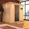 Karibu Sauna Bodin 9 kW Ofen int.Steuerung inkl.Dachkranz