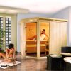 Karibu Sauna Fiona 3-9 kW Ofen-Steuerung-Inkl. Dachkranz
