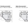 Karibu Sauna Larin mit Eckeinstieg 68 mm-9 kW Ofen integr. Steuerung-ohne Dachkranz- Isolierte Saunatür
