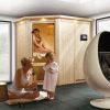 Karibu Sauna Saja-3,6kW 230V Ofen-Steuerg.-Inkl.Dachkranz