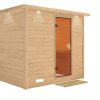 Karibu Sauna Sonara -Ohne Ofen-Inkl. Dachkranz