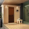 Karibu Sauna Variado - 68 mm-9 kW Ofen integr. Steuerung