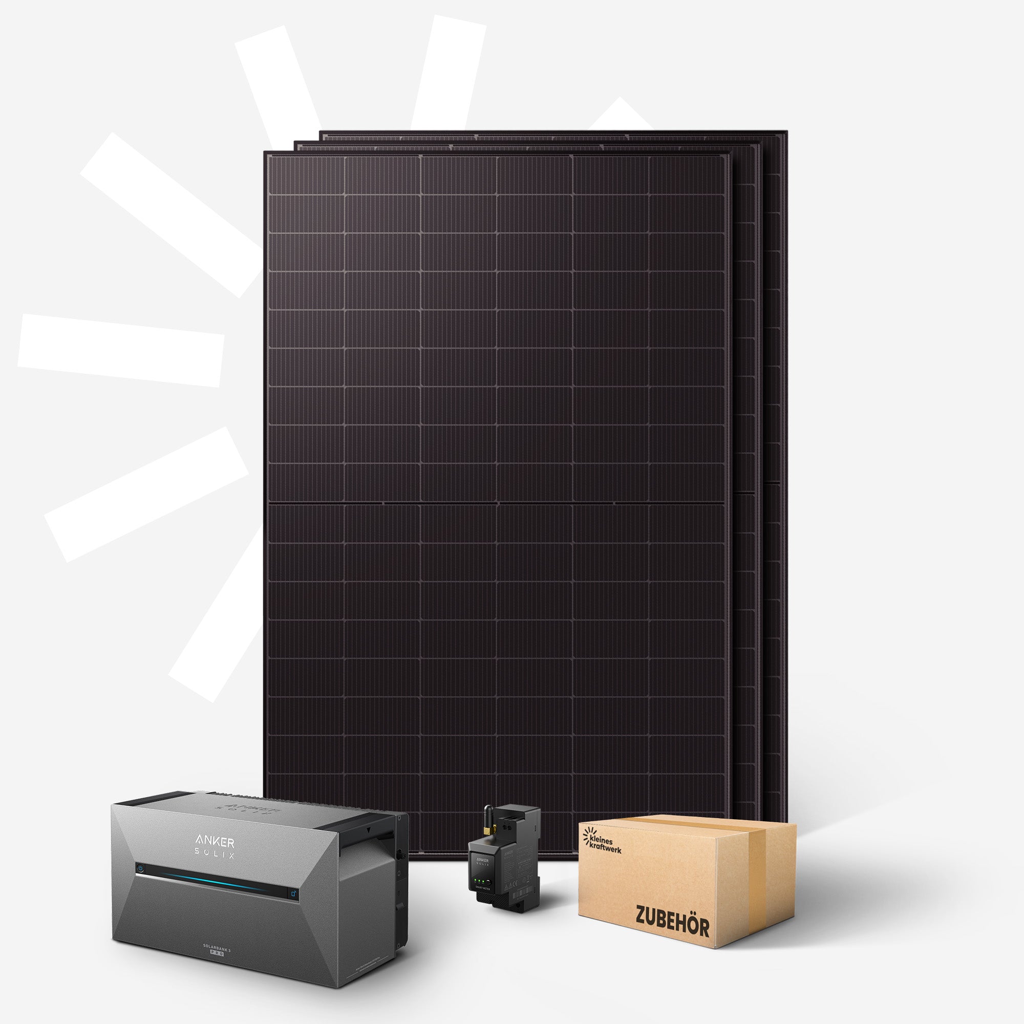 Trio XL - 1500Wp Balkonkraftwerk mit Speicher Anker SOLIX Solarbank 3 Pro - Gallery 1 Trio XL - 1500Wp Balkonkraftwerk mit Speicher Anker SOLIX Solarbank 3 Pro