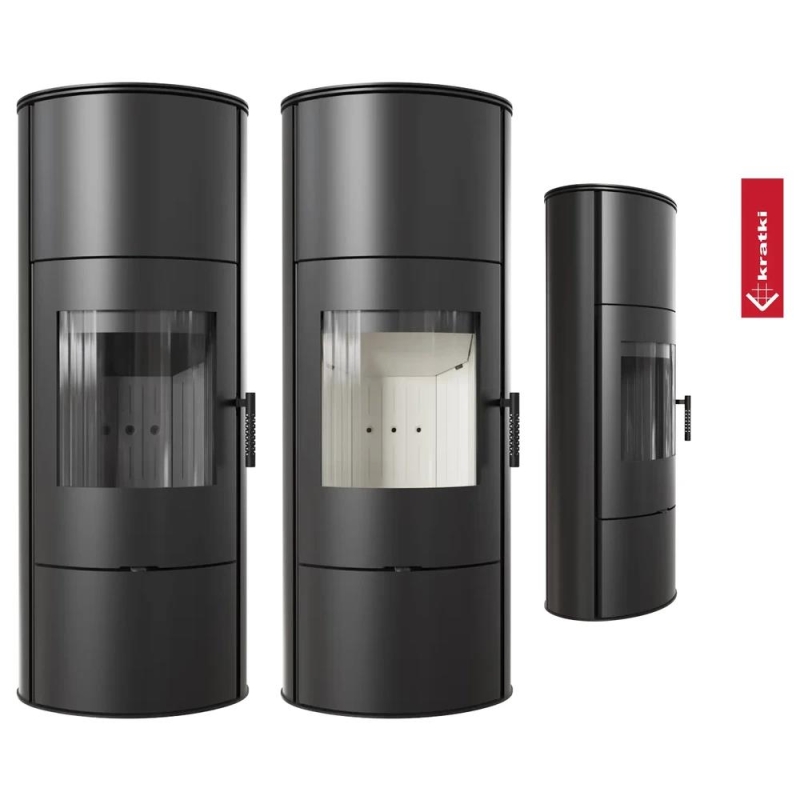 Kratki Kaminofen Rollo hoch in verschiedenen Ausführungen 7 kW Kratki Kaminofen Rollo hoch in verschiedenen Ausführungen 7 kW