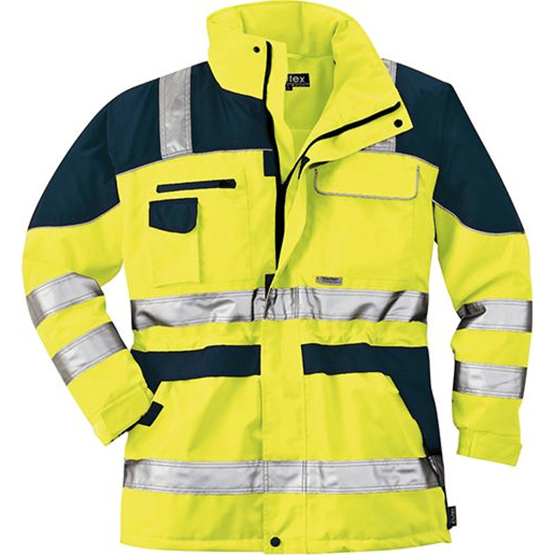 Warnparka Gr. S gelb/blau Warnparka Gr. S gelb/blau