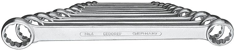 Doppelringschlüssel-Satz DIN837B 6-32mm 12-teilig in Karton - Gallery 1 Doppelringschlüssel-Satz DIN837B 6-32mm 12-teilig in Karton
