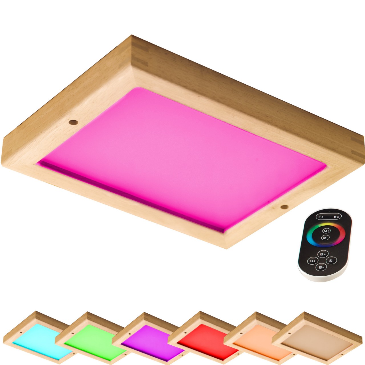 Saunalampe LENA FARBLICHT LED RGBW 32 x 24 cm Saunalampe LENA FARBLICHT LED RGBW 32 x 24 cm