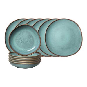 like. by Villeroy & Boch Geschirr-Set "Tafel-Set Lave 12er Set" Spülmaschinenfest, Mikrowellensicher like. by Villeroy & Boch Geschirr-Set "Tafel-Set Lave 12er Set" Spülmaschinenfest, Mikrowellensicher